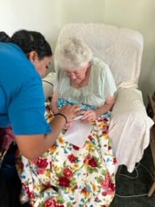 Companion Care at Home Bakersfield CA - Birthday Celebration for Client Theresa