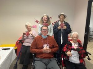 Alzheimer's Care Bakersfield CA - Bakersfield Office has Valentines Day Party for their Clients