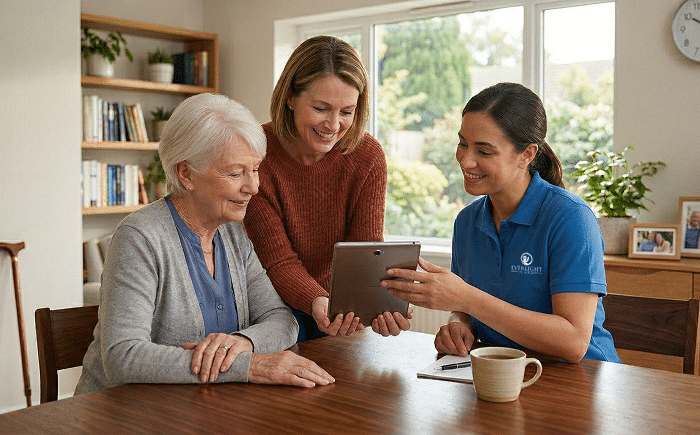 Get Started with Home Care in Fresno & Bakersfield with Everlight Care